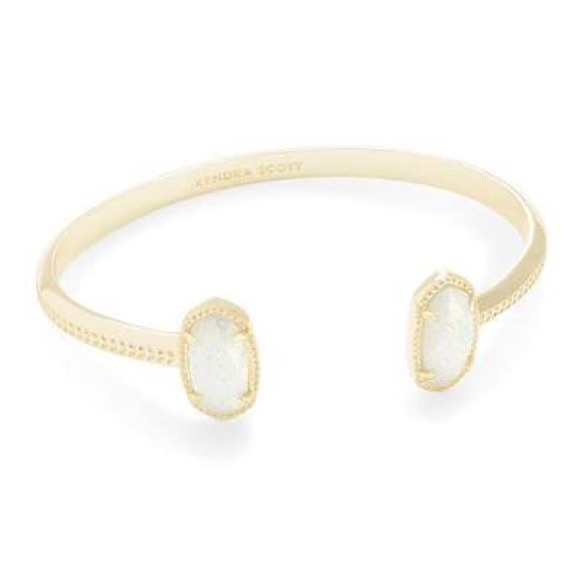 Kendra Scott Gold Cuff with White Accents - Picture 6 of 6